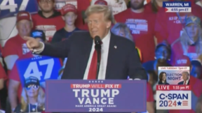 'Who Cares?!' Trump Rally-Goer Interrupts Former President's Rant About Biden
